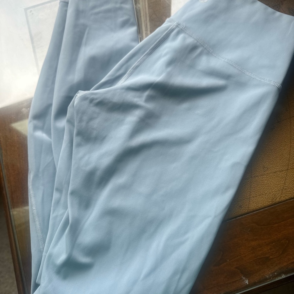 lululemon athletica pale blue high-rise leggings